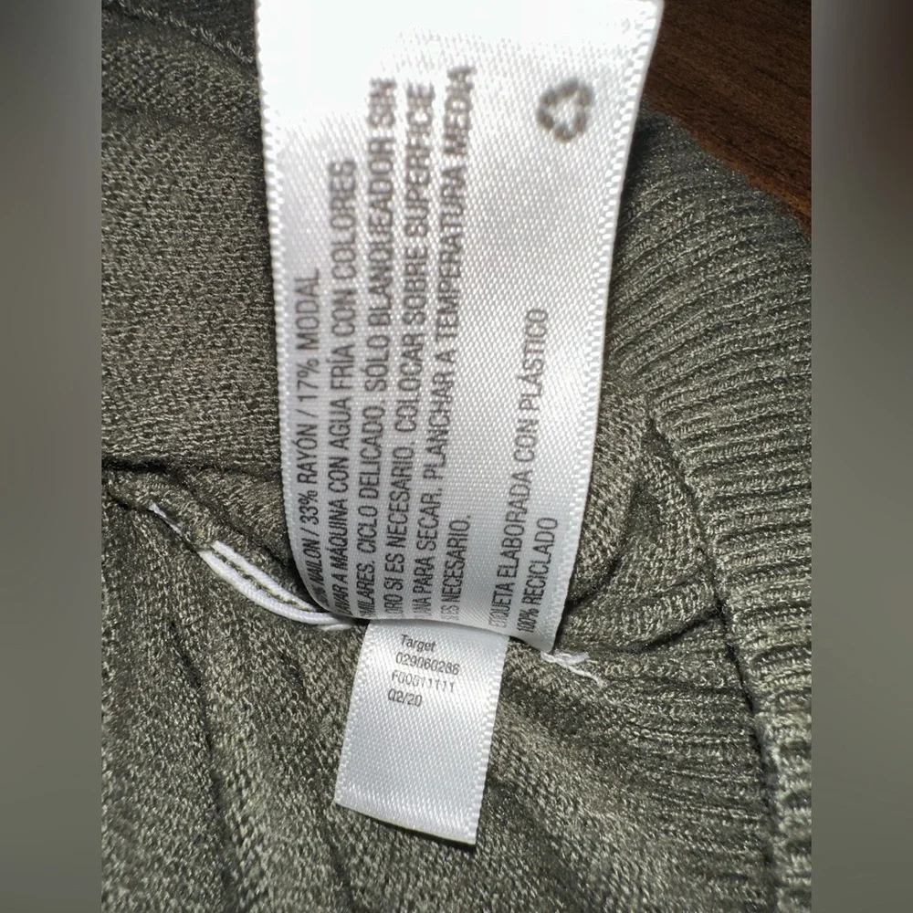 Isabel Maternity Olive Green Ruched Sweater | XL - Picture 2 of 5